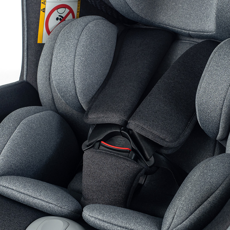 360-Grad-Drehung Babyautositz Schwarz Erweiterter Kinderautositz für Babys