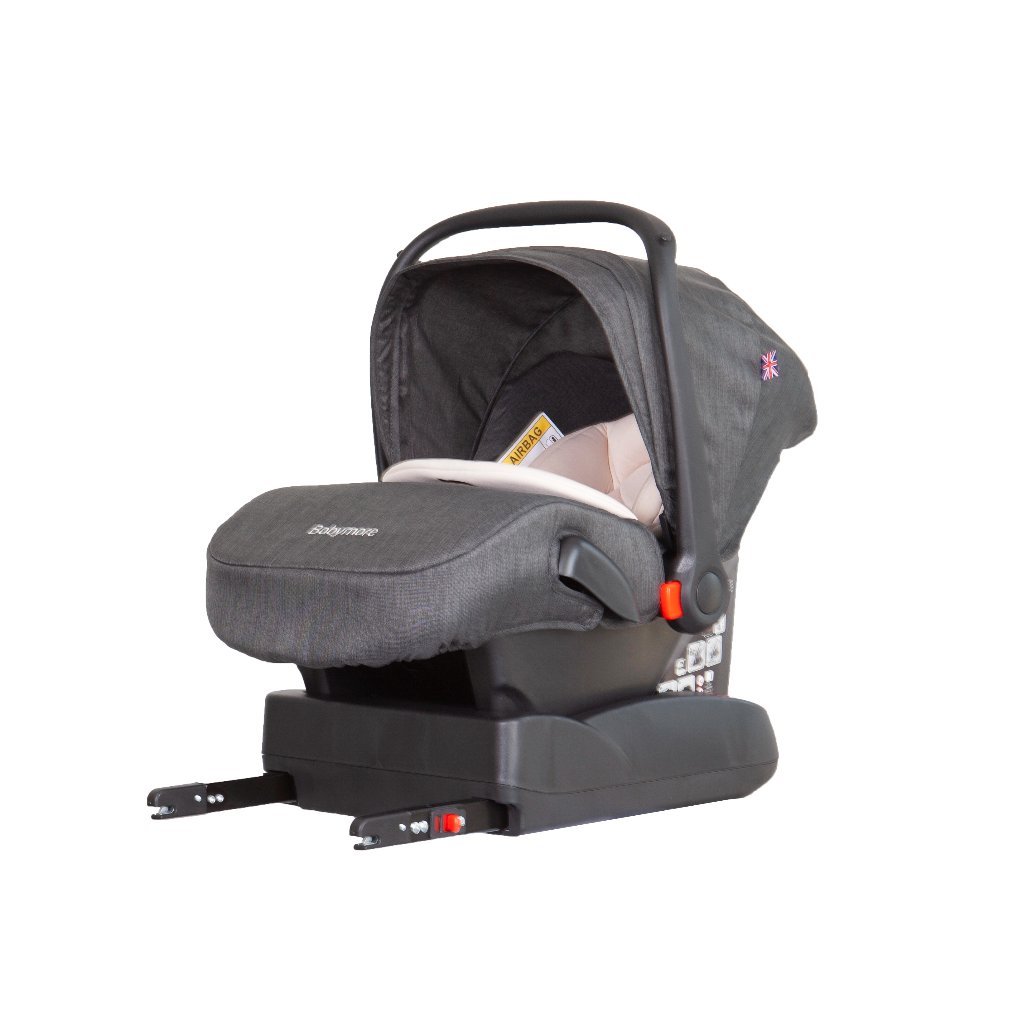 Tragbarer Kindersitz mit Isofix und Basis